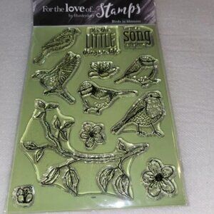 Hunkydory For the Love of Stamps Birds in Blossom Bird Clear Nature Outdoorsy